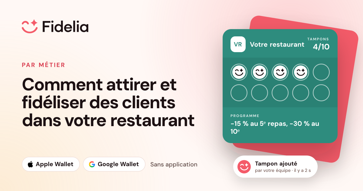 Illustration de l’article « Comment attirer et fidéliser des clients dans votre restaurant »
