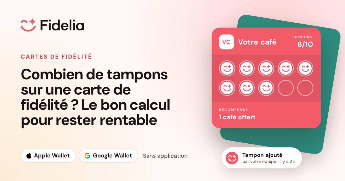 Illustration de l’article « Combien de tampons sur une carte de fidélité ? Le bon calcul pour rester rentable »