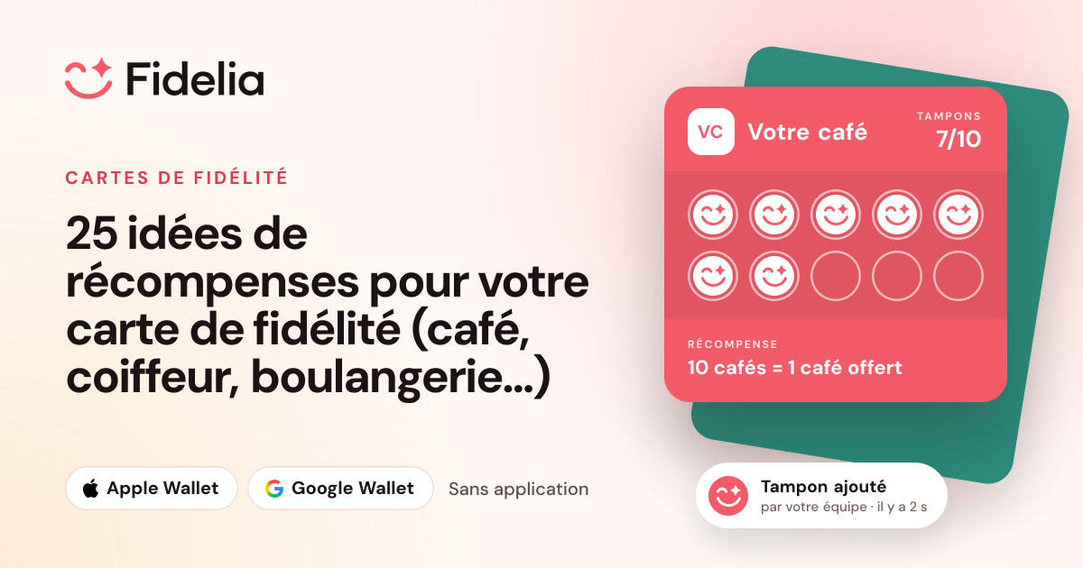 Illustration de l’article « 25 idées de récompenses pour votre carte de fidélité (café, coiffeur, boulangerie…) »